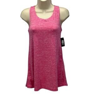 Ideology Girls Sleeveless Layered Built In Shorts Sports Dress - Pink Shock- Lrg
